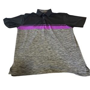 FootJoy Performance Stretch Multicolored Golf Polo - L